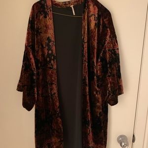 Free people velvet kimono